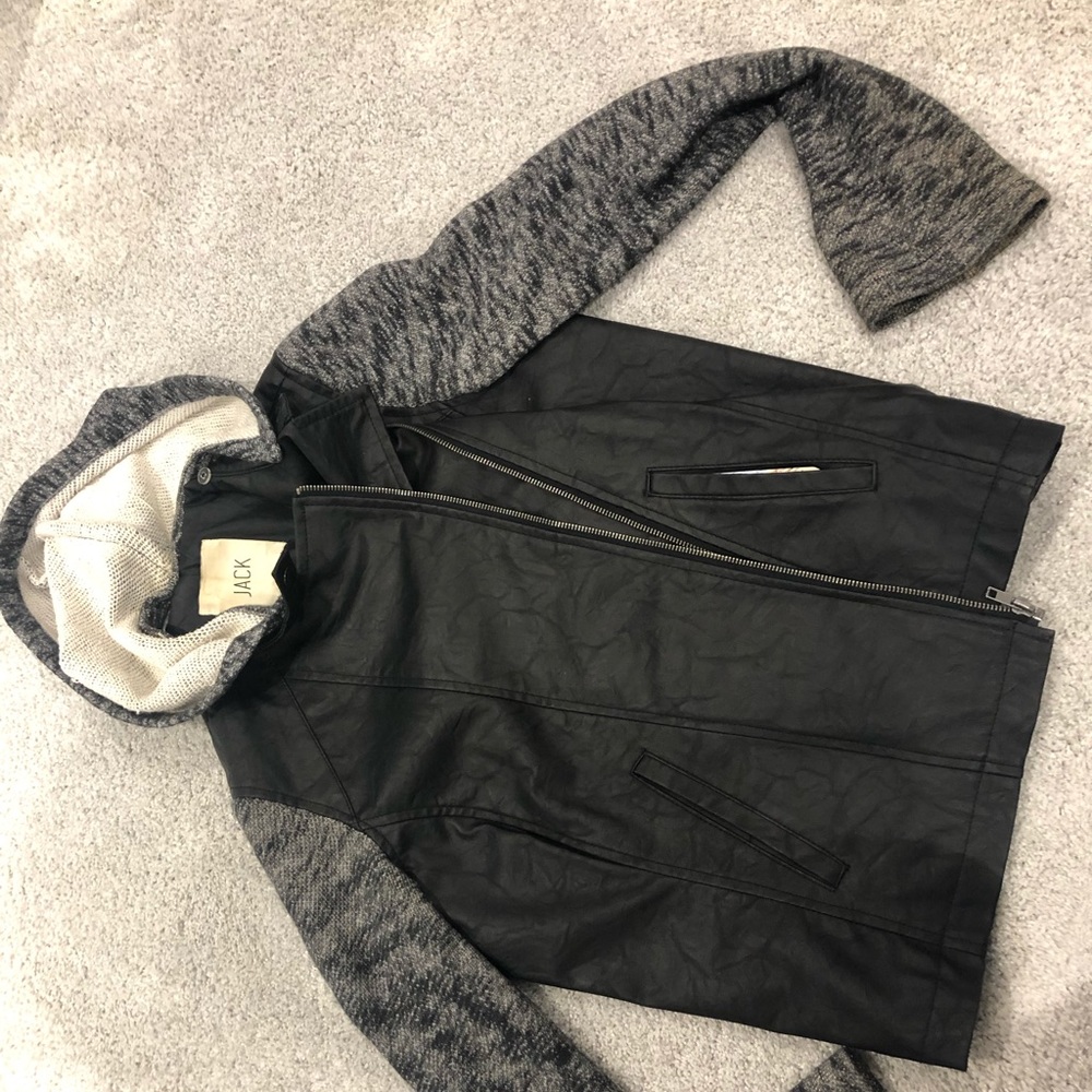 Jack Half leather jacket